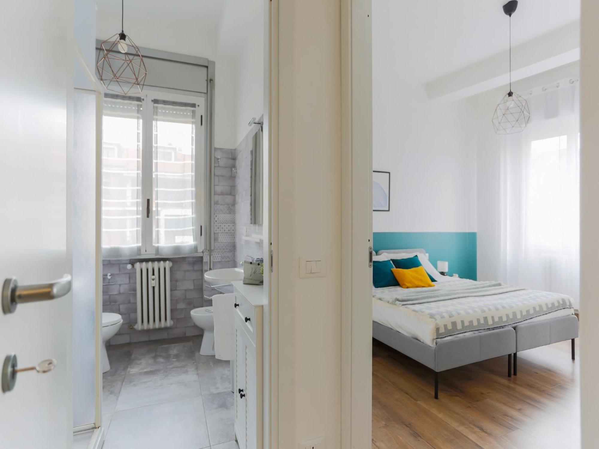 The Best Rent - Cozy Two-Bedroom Apartment Near Colonne S Lorenzo Mailand Exterior foto